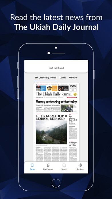 Emulate iPhone app Ukiah Daily Journal e-Edition using MyAndroid Emulate iPhone app Ukiah Daily Journal e-Edition using MyAndroid