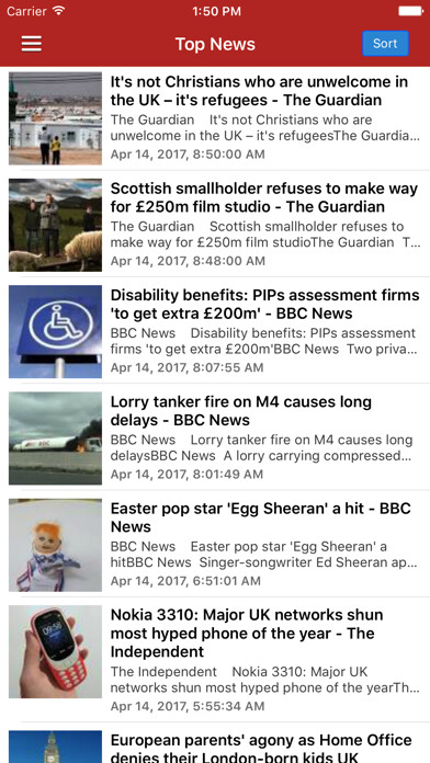 Emulate iPhone app UK News Today & British Radio using MyAndroid Emulate iPhone app UK News Today & British Radio using MyAndroid