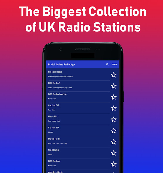 Run android online APK UK Radio Stations Live App from MyAndroid or emulate UK Radio Stations Live App using MyAndroid