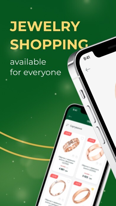 Emulate iPhone app Ukrzoloto - jewelry store using MyAndroid