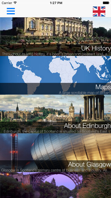 Emulate iPhone app UK Travel Guide United Kingdom using MyAndroid Emulate iPhone app UK Travel Guide United Kingdom using MyAndroid