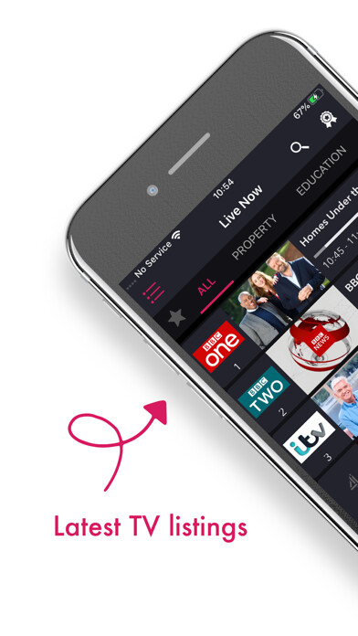 Emulate iPhone app UK TV Guide - UK TV Listings using MyAndroid