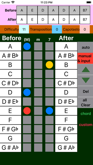 Emulate iPhone app Ukulele Chord Changer using MyAndroid Emulate iPhone app Ukulele Chord Changer using MyAndroid