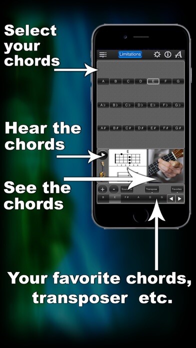 Emulate iPhone app Ukulele Chords Lite LR using MyAndroid Emulate iPhone app Ukulele Chords Lite LR using MyAndroid
