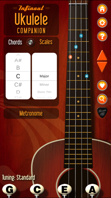 Emulate iPhone app Ukulele Companion using MyAndroid Emulate iPhone app Ukulele Companion using MyAndroid