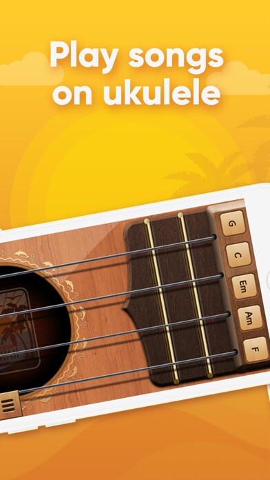 Emulate iPhone app Ukulele - Play Chords on Uke using MyAndroid