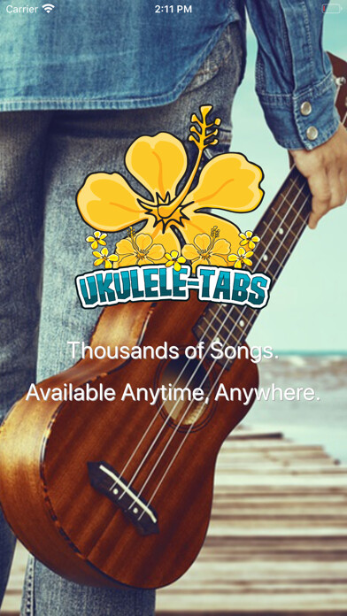 Emulate iPhone app Ukulele Tabs & Chords using MyAndroid