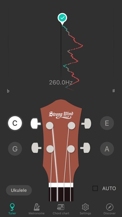 Emulate iPhone app Ukulele Tuner - Ukutuna II using MyAndroid