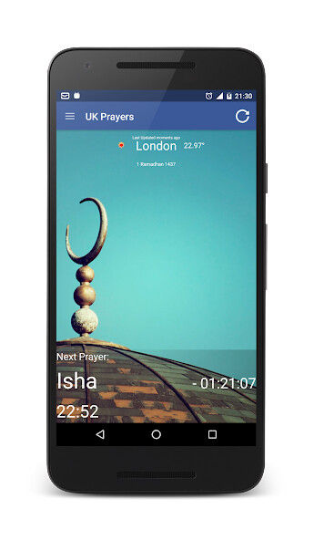 Run android online APK UK-United Kingdom Prayer Times from MyAndroid or emulate UK-United Kingdom Prayer Times using MyAndroid
