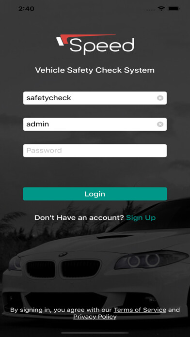 Emulate iPhone app UK Vehicle Safety Check(SCS) using MyAndroid
