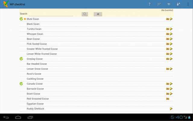 Emulate Android APK UK/WP Birding Checklist (demo) Emulate Android APK UK/WP Birding Checklist (demo)