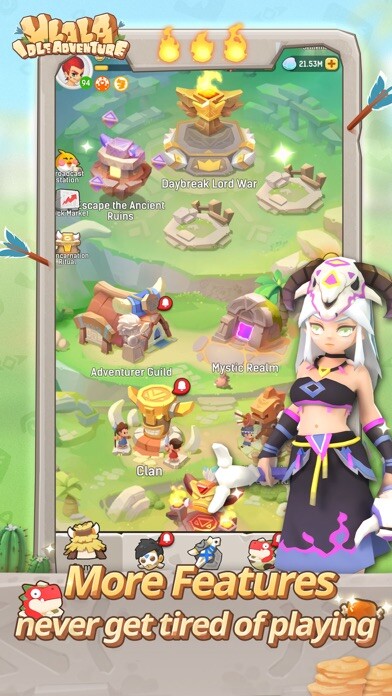 Emulate iPhone app Ulala: Idle Adventure using MyAndroid