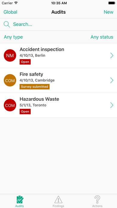 Emulate iPhone app UL EHSS Audits using MyAndroid Emulate iPhone app UL EHSS Audits using MyAndroid