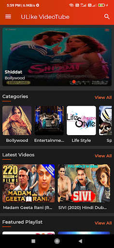 Run android online APK ULike VideoTube from MyAndroid or emulate ULike VideoTube using MyAndroid