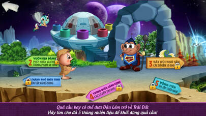 Emulate iPhone app Đậu Lém Phiêu lưu ký - Toán 3 using MyAndroid