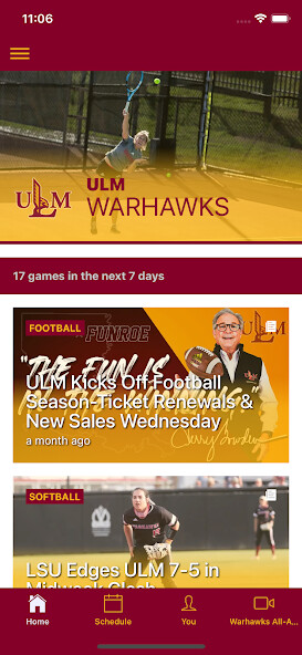 Run android online APK ULM Warhawks from MyAndroid or emulate ULM Warhawks using MyAndroid