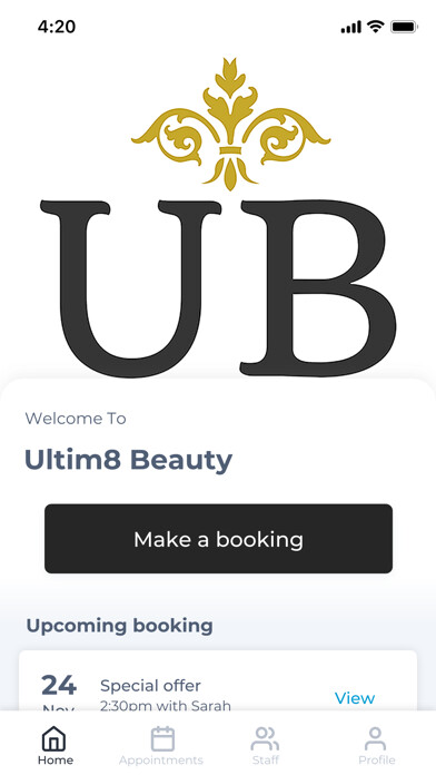 Emulate iPhone app Ultim8 Beauty using MyAndroid