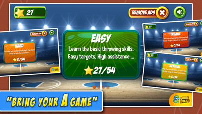 Emulate iPhone app Ultimate Basketball Shootout using MyAndroid