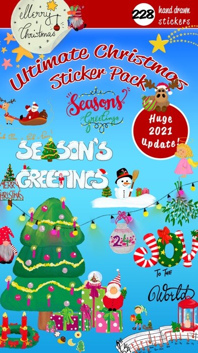 Emulate iPhone app Ultimate Christmas Stickers using MyAndroid Emulate iPhone app Ultimate Christmas Stickers using MyAndroid