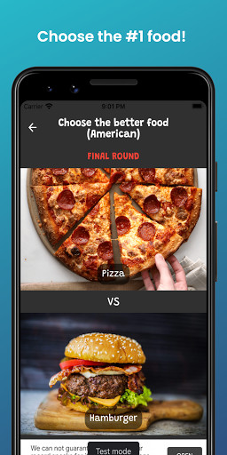 Run android online APK Ultimate Food Tournament - Which food is the best from MyAndroid or emulate Ultimate Food Tournament - Which food is the best using MyAndroid