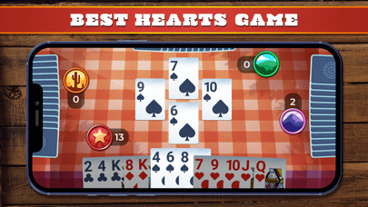 Emulate iPhone app Ultimate Hearts: Card Game using MyAndroid