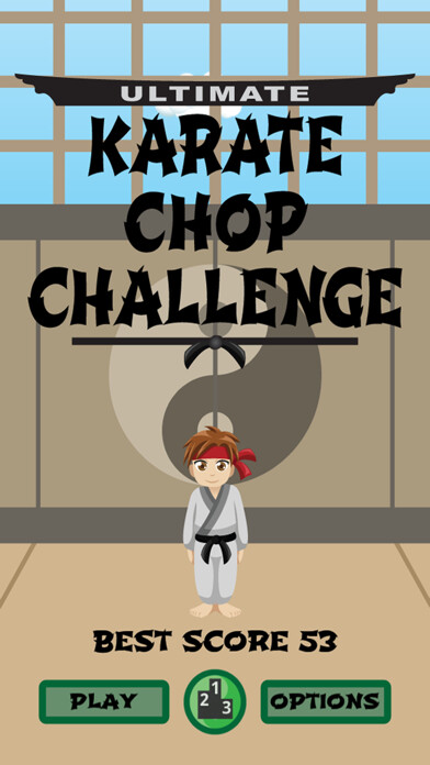 Emulate iPhone app Ultimate Karate Chop Challenge using MyAndroid