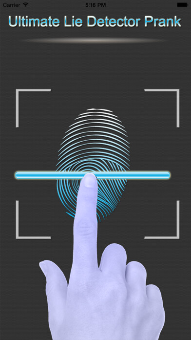 Emulate iPhone app Ultimate Lie Detector Prank - Lie Detector using MyAndroid
