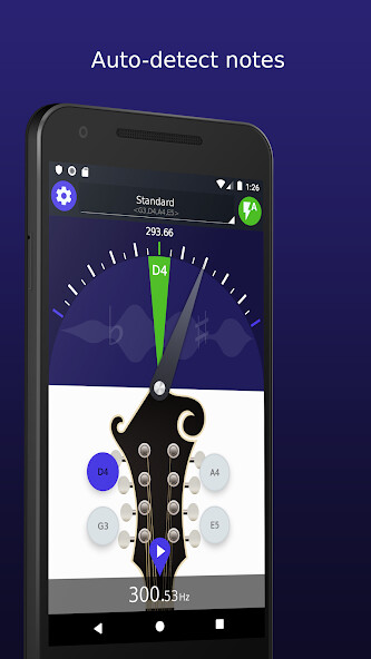 Run android online APK Ultimate Mandolin Tuner from MyAndroid or emulate Ultimate Mandolin Tuner using MyAndroid