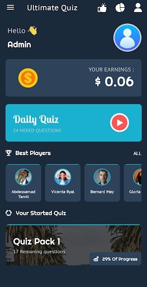 Run android online APK Ultimate Quiz: Earn Real Money from MyAndroid or emulate Ultimate Quiz: Earn Real Money using MyAndroid Run android online APK Ultimate Quiz: Earn Real Money from MyAndroid or emulate Ultimate Quiz: Earn Real Money using MyAndroid