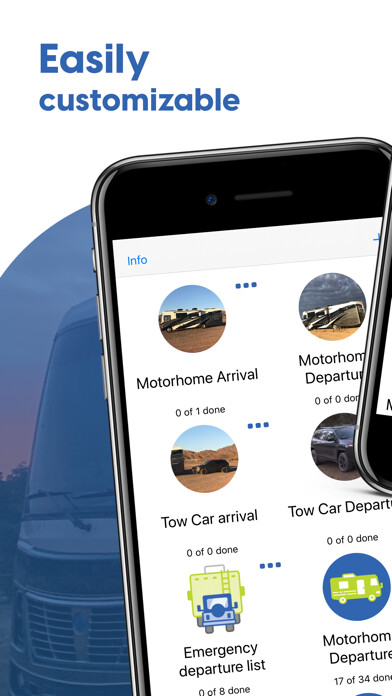 Emulate iPhone app Ultimate RV Checklist using MyAndroid