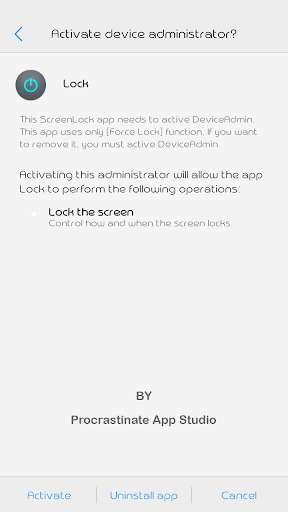 Run android online APK Ultimate Screen Lock from MyAndroid or emulate Ultimate Screen Lock using MyAndroid
