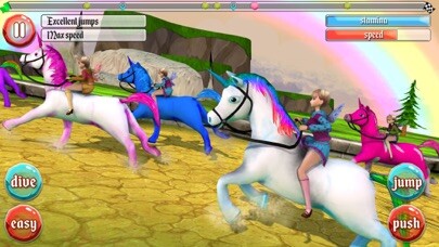 Emulate iPhone app Ultimate Unicorn Dash 3D using MyAndroid