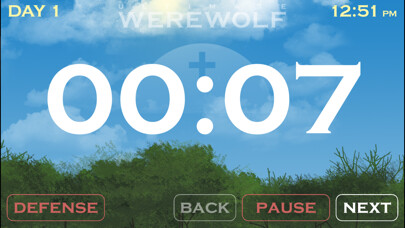Emulate iPhone app Ultimate Werewolf Timer using MyAndroid