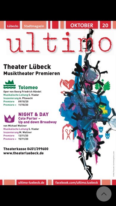 Emulate iPhone app Ultimo Luebeck using MyAndroid