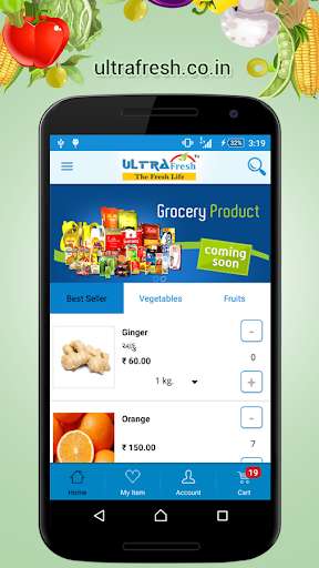 Emulate Android APK Ultra Fresh -Fresh at Doorstep
