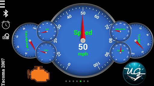 Run android online APK UltraGauge (OBD 2) from MyAndroid or emulate UltraGauge (OBD 2) using MyAndroid