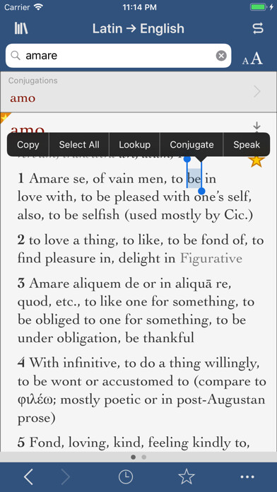 Emulate iPhone app Ultralingua Latin-English using MyAndroid Emulate iPhone app Ultralingua Latin-English using MyAndroid