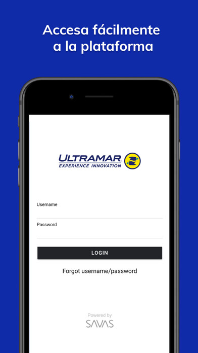 Emulate iPhone app Ultramar MADE using MyAndroid