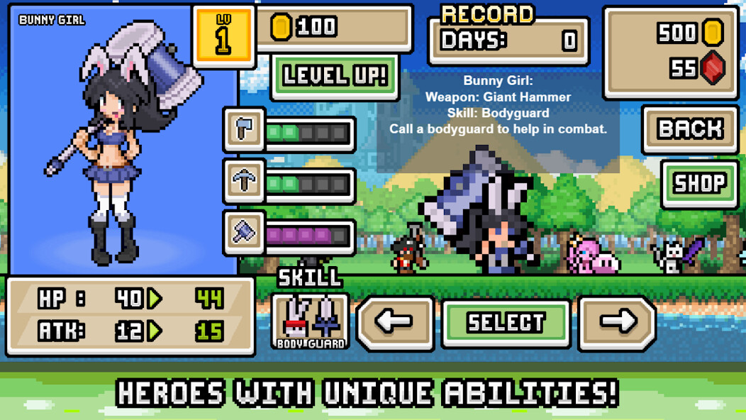 Run android online APK Ultra Pixel Survive: RPG from MyAndroid or emulate Ultra Pixel Survive: RPG using MyAndroid