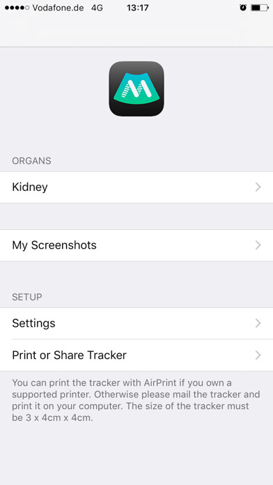 Emulate iPhone app Ultraschall using MyAndroid