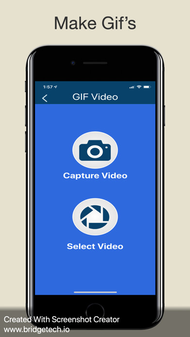 Emulate iPhone app Ultra Video Maker using MyAndroid