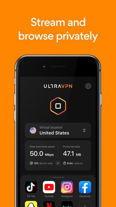 Emulate iPhone app Ultra VPN: Unlimited VPN Proxy using MyAndroid Emulate iPhone app Ultra VPN: Unlimited VPN Proxy using MyAndroid
