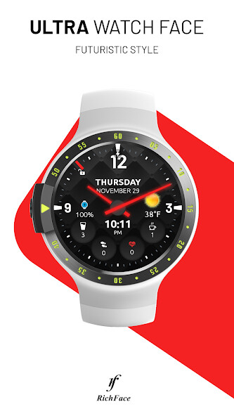 Run android online APK Ultra Watch Face from MyAndroid or emulate Ultra Watch Face using MyAndroid