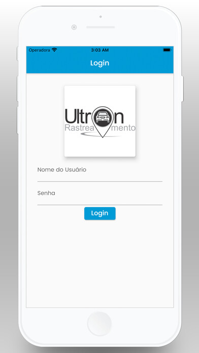 Emulate iPhone app Ultron Rastreamento using MyAndroid