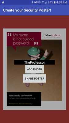 Emulate Android APK UMass Amherst InfoSec Poster Emulate Android APK UMass Amherst InfoSec Poster