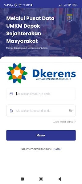 Emulate UMKM Dkerens Depok from MyAndroid or run UMKM Dkerens Depok using MyAndroid