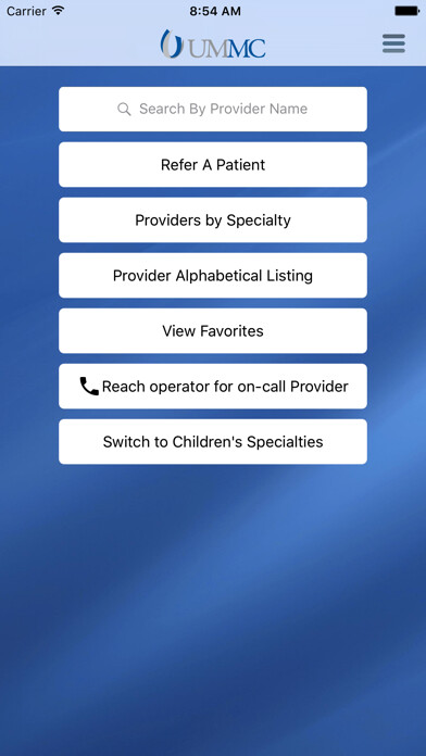 Emulate iPhone app UMMC 4Referrals using MyAndroid Emulate iPhone app UMMC 4Referrals using MyAndroid