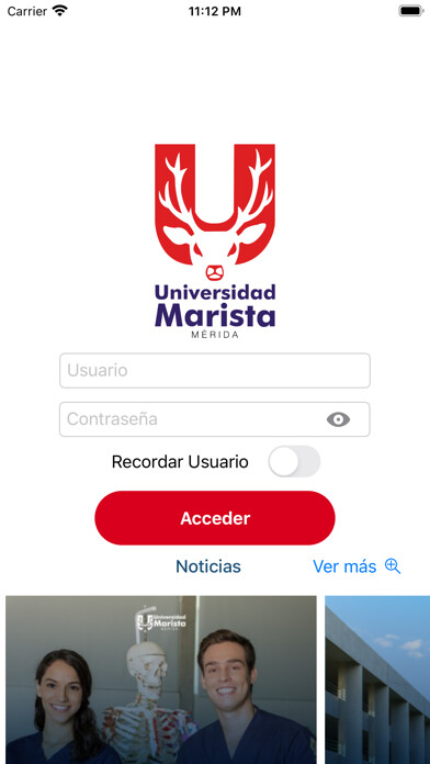 Emulate iPhone app UMM Docente using MyAndroid