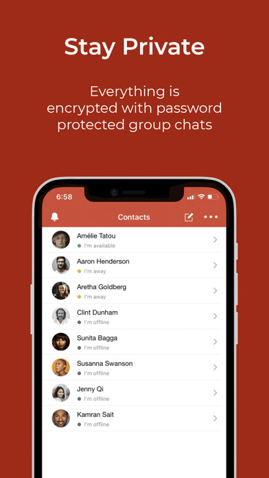 Emulate iPhone app Umo Messenger using MyAndroid