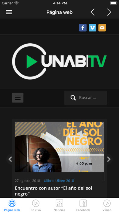 Emulate iPhone app UnabTV using MyAndroid Emulate iPhone app UnabTV using MyAndroid